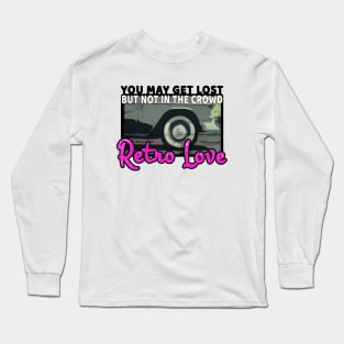 Retro Love - Vintage Cars Lover Long Sleeve T-Shirt